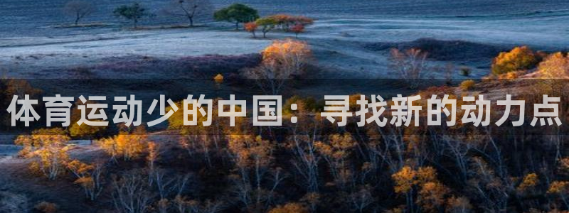 沐鸣2代理：体育运动少的中国：寻找新的动力点